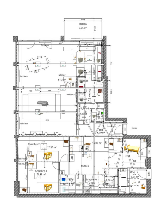 plan appartement 165 m2 pdf