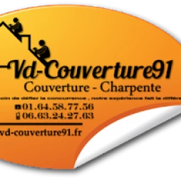 logo couvreur VD COUVERTURE 91 Saint Germain Lès Arpajon