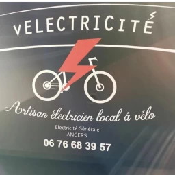 logo electricien VELECTRICITE Angers