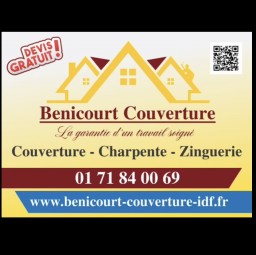 logo couvreur Benicourt Couverture idf Montfermeil