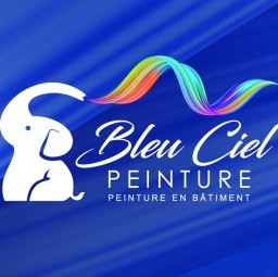 logo peintre Bleu Ciel Peinture Saint Mathieu De Tréviers